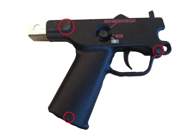 War Hammer Arms MP5/MP5K Complete Super Safety Lower - Cosmetic Blems