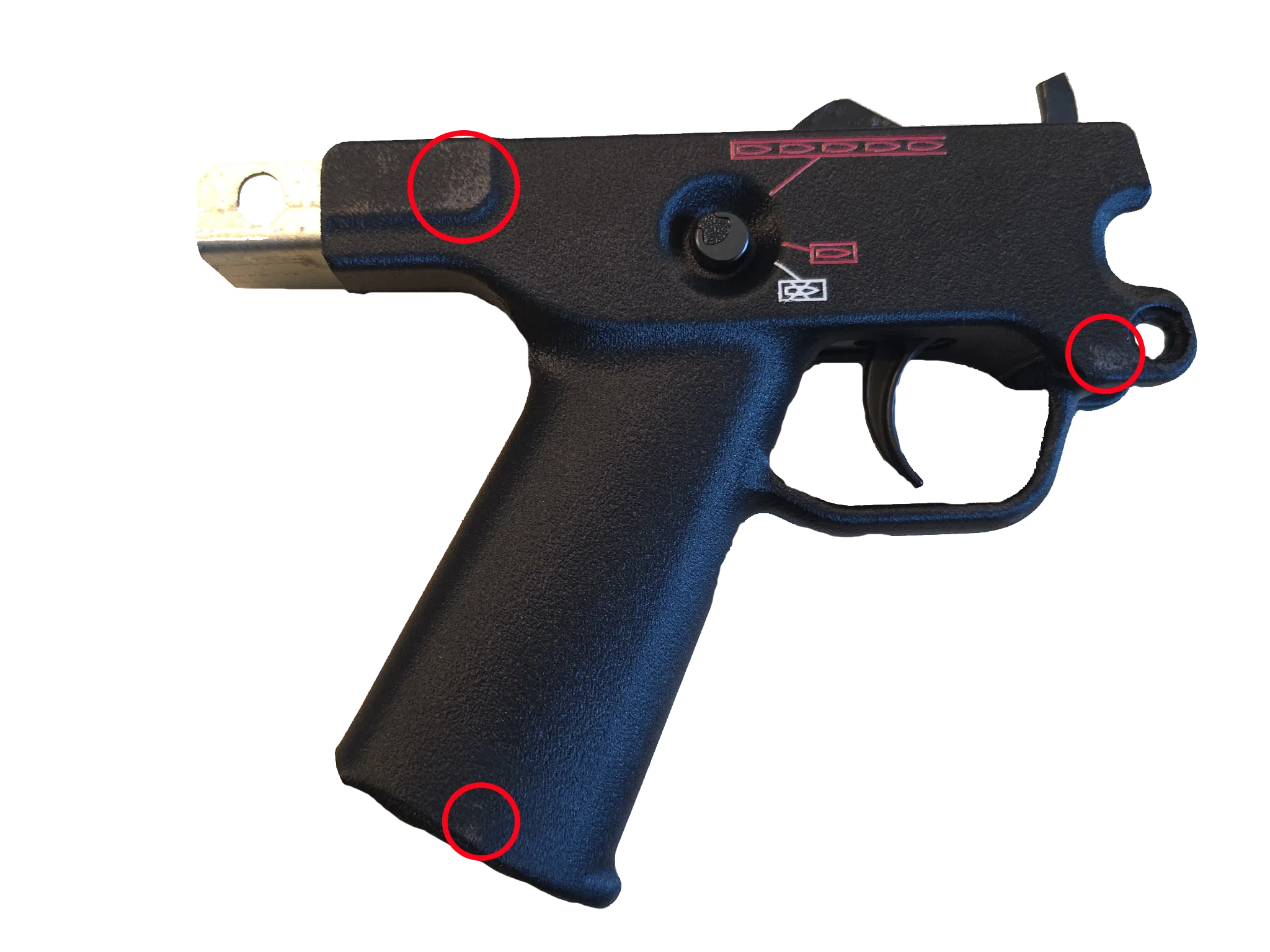 War Hammer Arms MP5/MP5K Complete Super Safety Lower - Cosmetic Blems