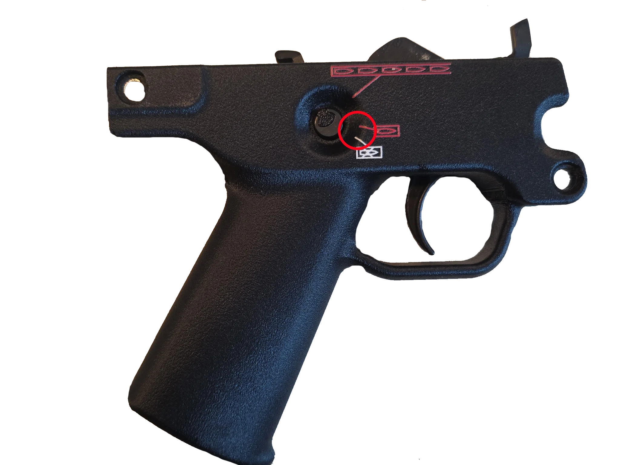 War Hammer Arms MP5/MP5K Complete Super Safety Lower - Cosmetic Blems - Image 3